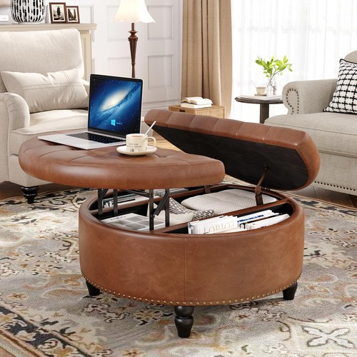 Inch large round ottoman - , 30